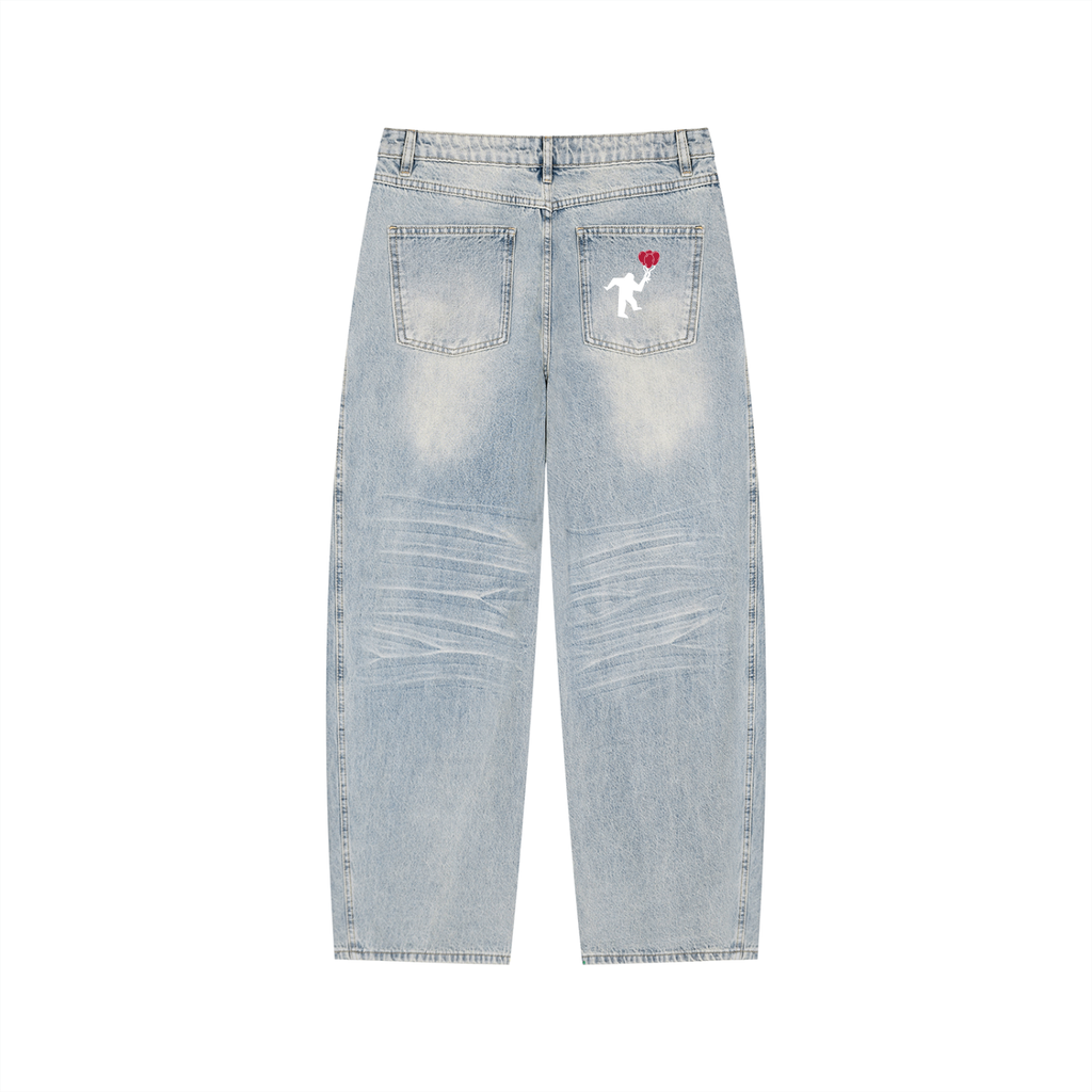Balloon Boy Worn-in Baggy Jeans