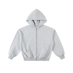 R&R - Contrast Stitch Zip Hoodie