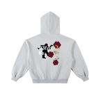 R&R - Contrast Stitch Zip Hoodie